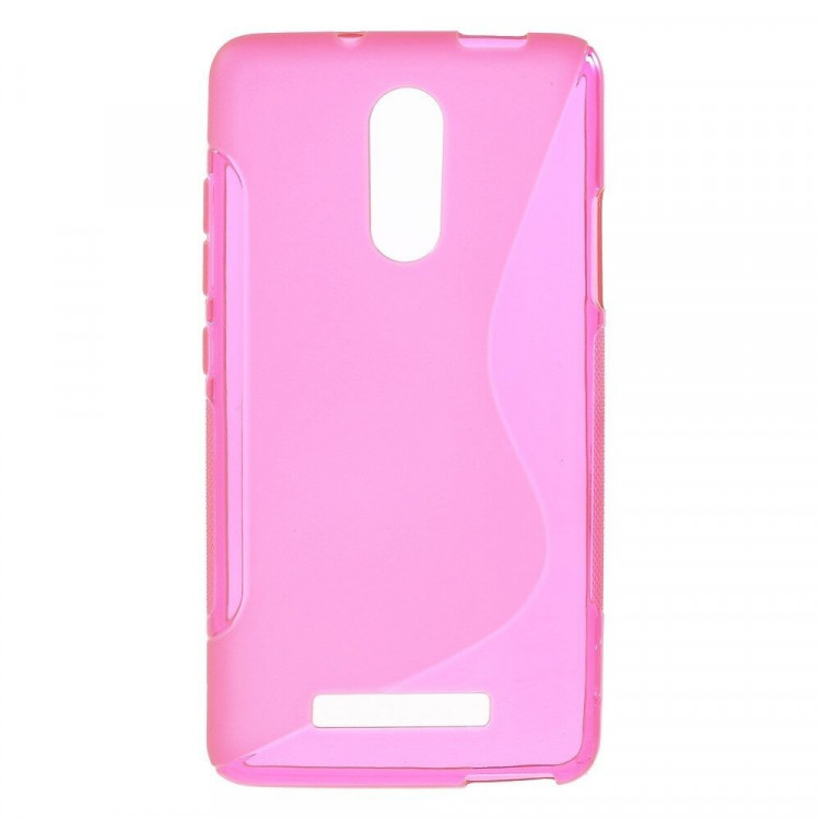 Нескользящий чехол на Xiaomi Redmi Note 3 / 3 PRO (малиновый)