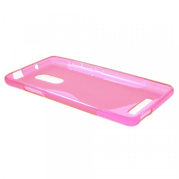 Нескользящий чехол на Xiaomi Redmi Note 3 / 3 PRO (малиновый)