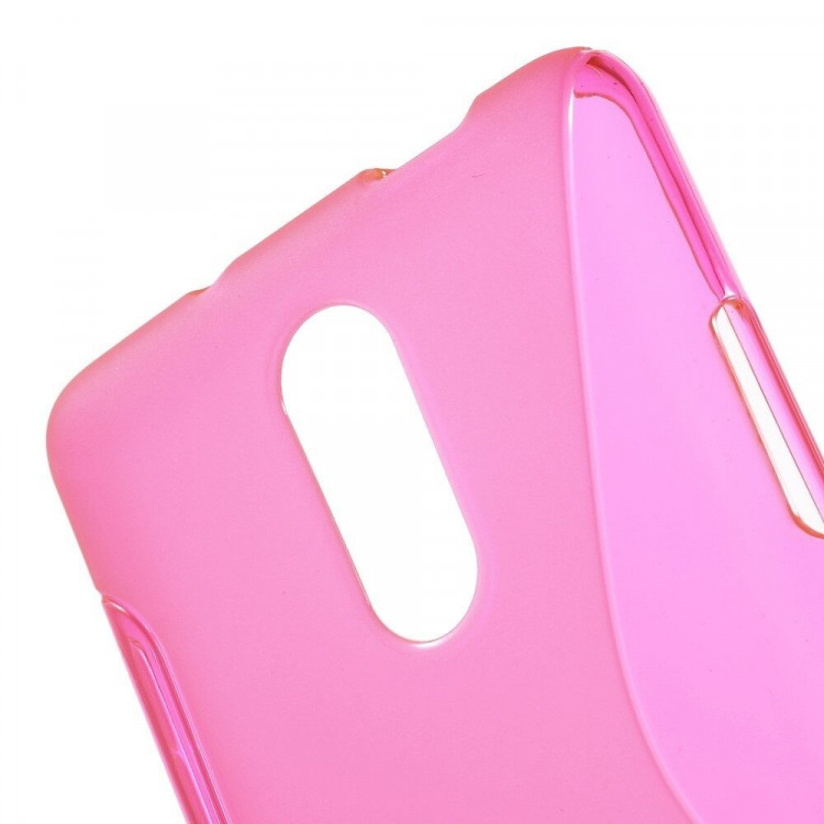 Нескользящий чехол на Xiaomi Redmi Note 3 / 3 PRO (малиновый)