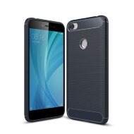 Чехол-накладка Carbon Fibre для Xiaomi Redmi Note 5A / 5A Prime (темно-синий)