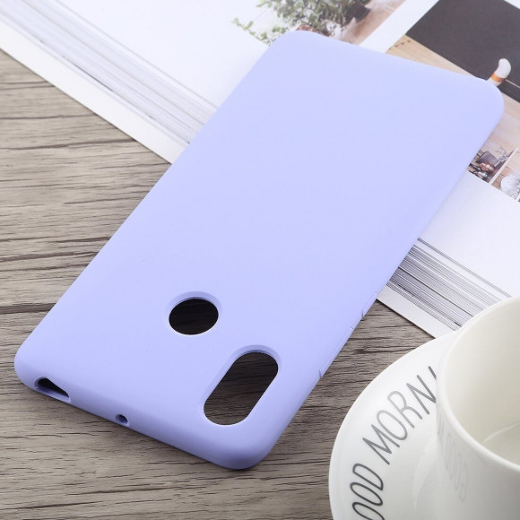 Силиконовый чехол Mobile Shell для Xiaomi Mi Max 3 (фиолетовый) Силиконовый чехол Mobile Shell для Xiaomi Mi Max 3 (фиолетовый)