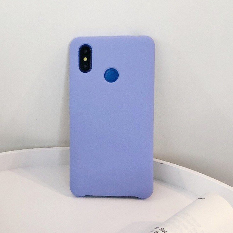 Силиконовый чехол Mobile Shell для Xiaomi Mi Max 3 (фиолетовый)