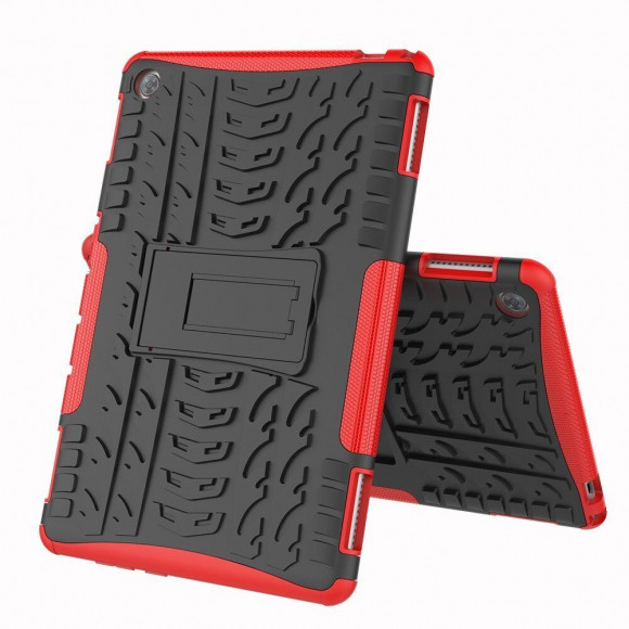 Чехол Hybrid Armor для Huawei MediaPad M5 lite 10 (черный + красный) Чехол Hybrid Armor для Huawei MediaPad M5 lite 10 (черный + красный)