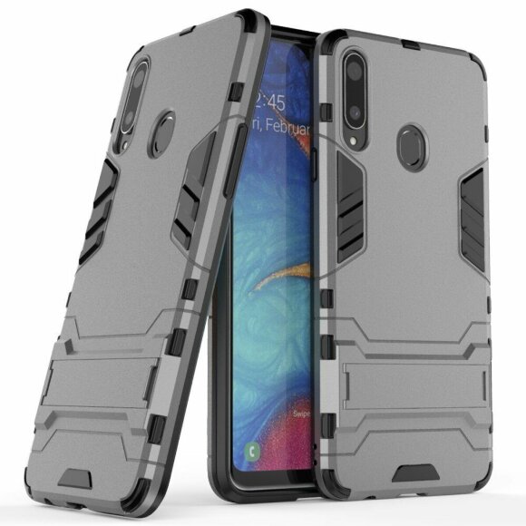 Чехол Duty Armor для Samsung Galaxy A20s (серый)
