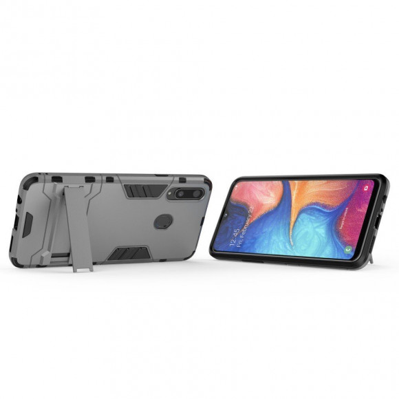 Чехол Duty Armor для Samsung Galaxy A20s (серый)
