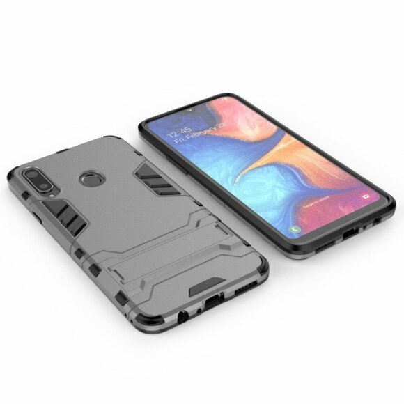 Чехол Duty Armor для Samsung Galaxy A20s (серый)