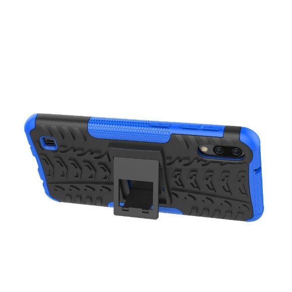 Чехол Hybrid Armor для Samsung Galaxy M10 (черный + голубой) Чехол Hybrid Armor для Samsung Galaxy M10 (черный + голубой)