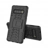 Чехол Hybrid Armor для Samsung Galaxy S10+ (Plus) (черный)