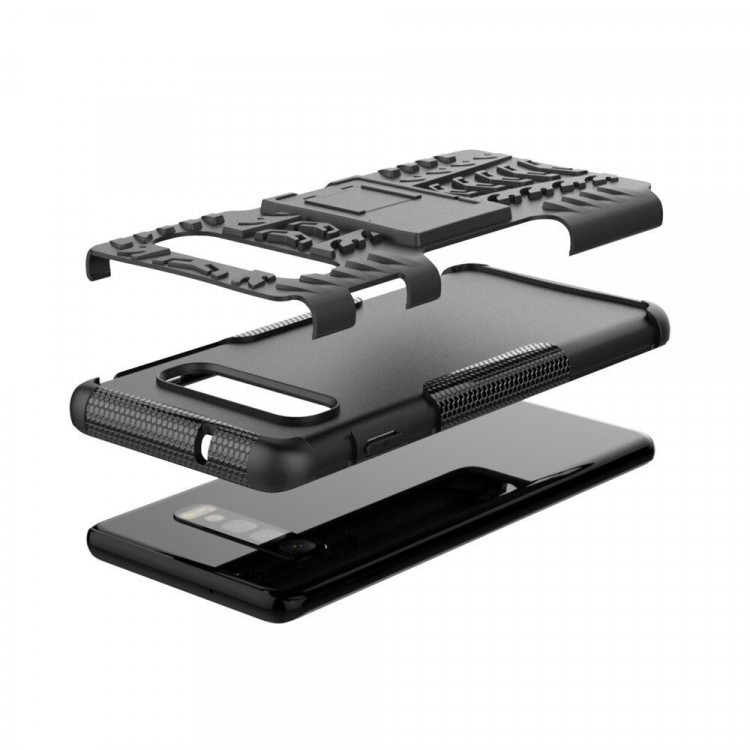 Чехол Hybrid Armor для Samsung Galaxy S10+ (Plus) (черный)