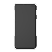 Чехол Hybrid Armor для Samsung Galaxy S10 (черный + белый)