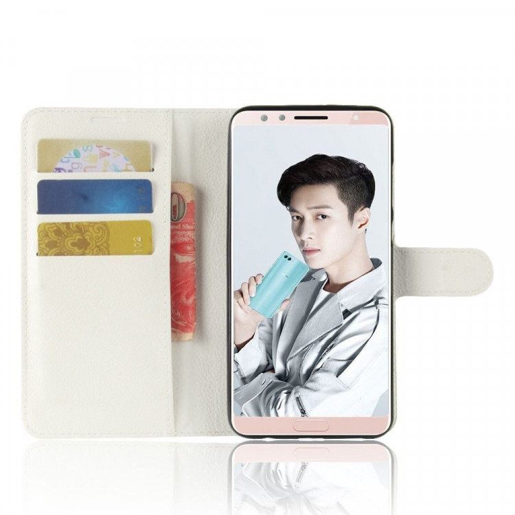 Чехол с визитницей для Huawei Nova 2s (белый)