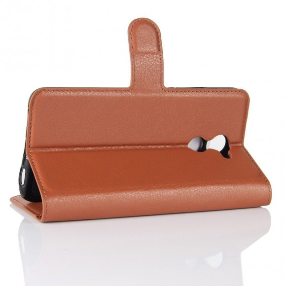 Чехол с визитницей для Huawei Enjoy 7 Plus (коричневый) Чехол с визитницей для Huawei Enjoy 7 Plus (коричневый)
