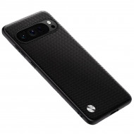 Чехол из искусственной кожи для Google Pixel 9, Pixel 9 Pro (карбон) Чехол из искусственной кожи для Google Pixel 9, Pixel 9 Pro (карбон)