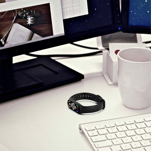 Силиконовый ремешок для Xiaomi Mi Band 7 (розовый) Силиконовый ремешок для Xiaomi Mi Band 7 (розовый)