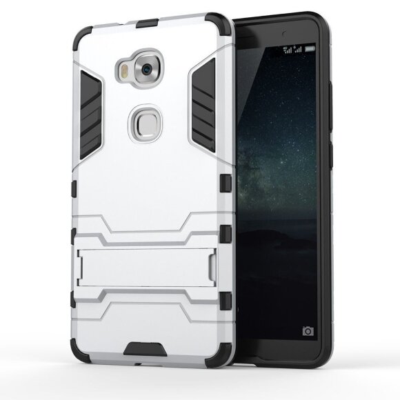 Чехол Duty Armor для Huawei Honor 5X (серебряный)