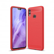 Чехол-накладка Carbon Fibre для Huawei Honor 8X (красный) Чехол-накладка Carbon Fibre для Huawei Honor 8X (красный)