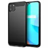 Чехол-накладка Carbon Fibre для Realme C20 / Realme C11 2021 (черный)
