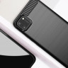 Чехол-накладка Carbon Fibre для Realme C20 / Realme C11 2021 (черный)
