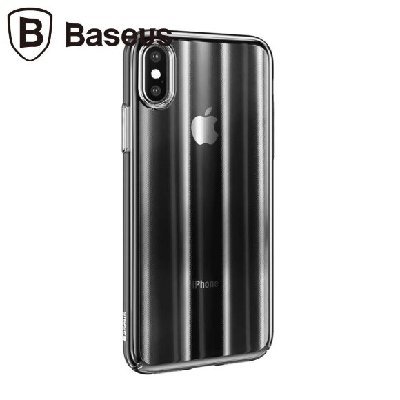 Чехол Baseus Aurora Series для iPhone XS / iPhone X (черный) Чехол Baseus Aurora Series для iPhone XS / iPhone X (черный)