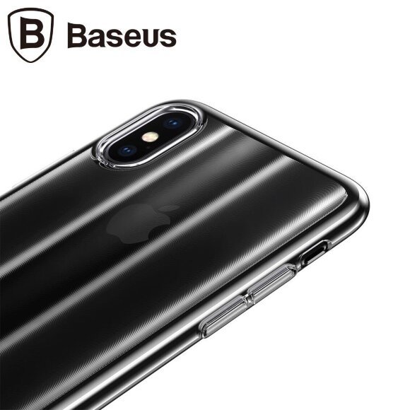Чехол Baseus Aurora Series для iPhone XS / iPhone X (черный) Чехол Baseus Aurora Series для iPhone XS / iPhone X (черный)