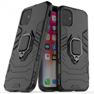 Чехол Armor Ring Holder для iPhone 11 (черный) Чехол Armor Ring Holder для iPhone 11 (черный)