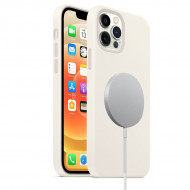 Чехол MagSafe для iPhone 12 / iPhone 12 Pro (белый) Чехол MagSafe для iPhone 12 / iPhone 12 Pro (белый)