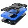Чехол Hybrid Armor для iPhone 13 Pro Max (черный + голубой)