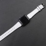 Кожаный ремешок для Apple Watch 42 и 44мм (белый)