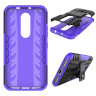 Чехол Hybrid Armor для Motorola Moto M (черный + фиолетовый)
