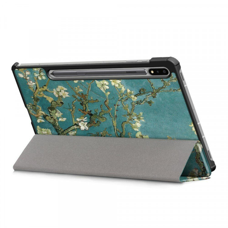 Чехол Smart Case для Samsung Galaxy Tab S7 SM-T870 / SM-T875 и Galaxy Tab S8 SM-X700 / SM-X706 (Tree with Flowers)