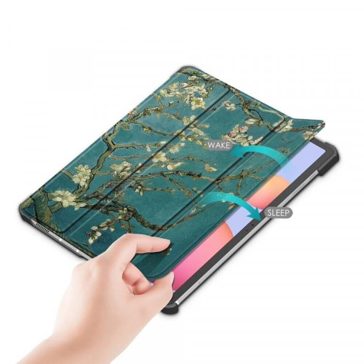 Чехол Smart Case для Samsung Galaxy Tab S7 SM-T870 / SM-T875 и Galaxy Tab S8 SM-X700 / SM-X706 (Tree with Flowers)