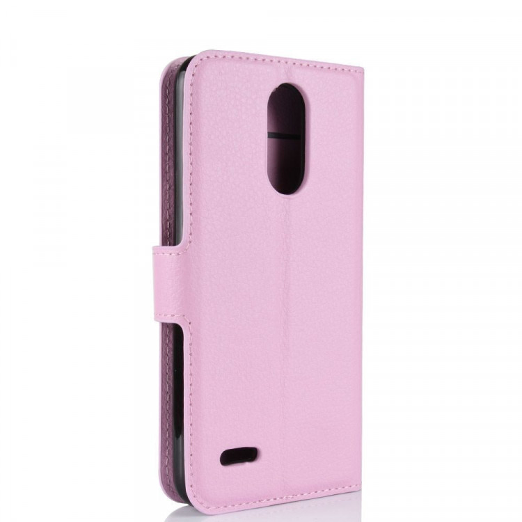 Чехол с визитницей для LG K8 (2018) / K9 (розовый)