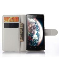 Чехол с визитницей для Lenovo A2010 (белый) Чехол с визитницей для Lenovo A2010 (белый)