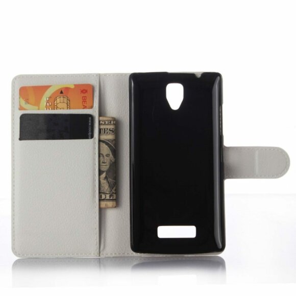 Чехол с визитницей для Lenovo A2010 (белый) Чехол с визитницей для Lenovo A2010 (белый)