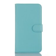 Чехол с визитницей для Lenovo Vibe P1m (голубой) Чехол с визитницей для Lenovo Vibe P1m (голубой)