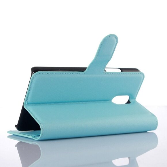 Чехол с визитницей для Lenovo Vibe P1m (голубой)