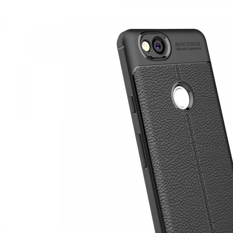 Чехол-накладка Litchi Grain для Google Pixel 2 (черный)