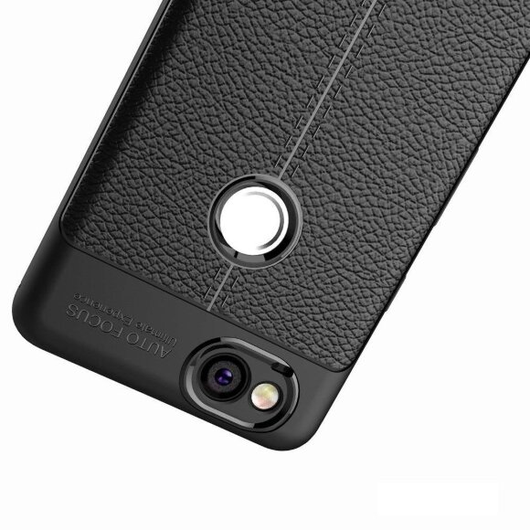 Чехол-накладка Litchi Grain для Google Pixel 2 (черный) Чехол-накладка Litchi Grain для Google Pixel 2 (черный)