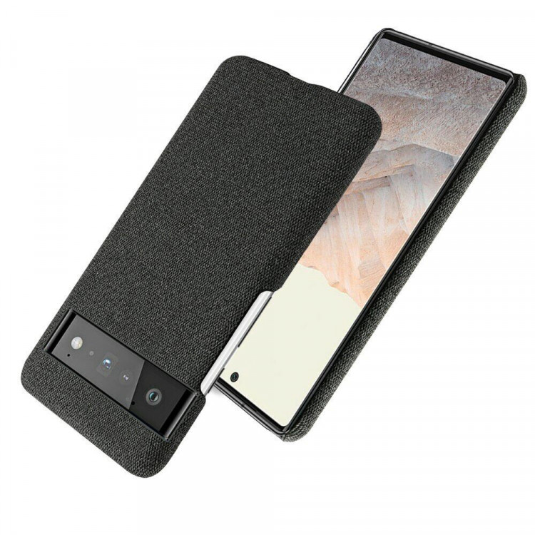 Тканевый чехол для Google Pixel 6 Pro (черный)