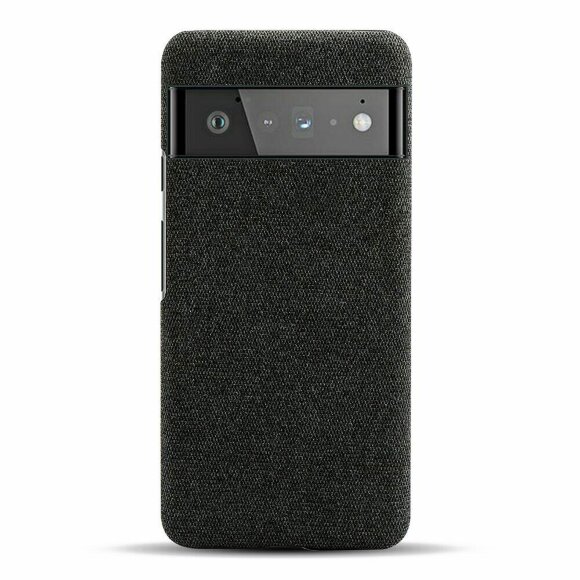 Тканевый чехол для Google Pixel 6 Pro (черный) Тканевый чехол для Google Pixel 6 Pro (черный)