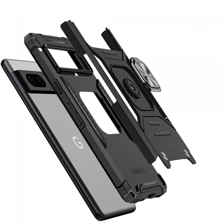 Чехол-накладка Shock-Absorption для Google Pixel 7 (черный)