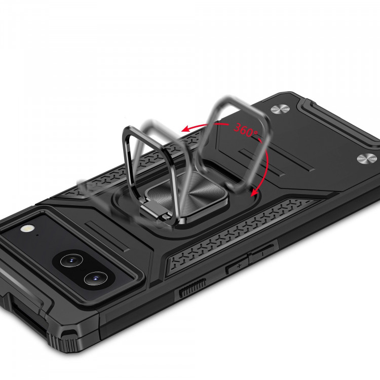 Чехол-накладка Shock-Absorption для Google Pixel 7 (черный)