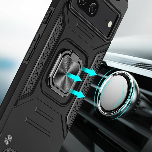 Чехол-накладка Shock-Absorption для Google Pixel 7 (черный)