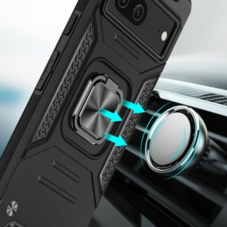 Чехол-накладка Shock-Absorption для Google Pixel 7 (черный)