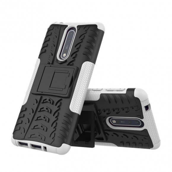 Чехол Hybrid Armor для Nokia 8 (черный + белый) Чехол Hybrid Armor для Nokia 8 (черный + белый)
