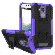 Чехол Hybrid Armor ASUS 3 Max ZC520TL (черный + фиолетовый)