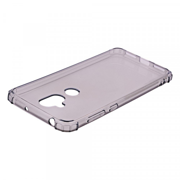 Силиконовый чехол с усиленными бортиками для Asus Zenfone 5 Lite ZC600KL (черный)