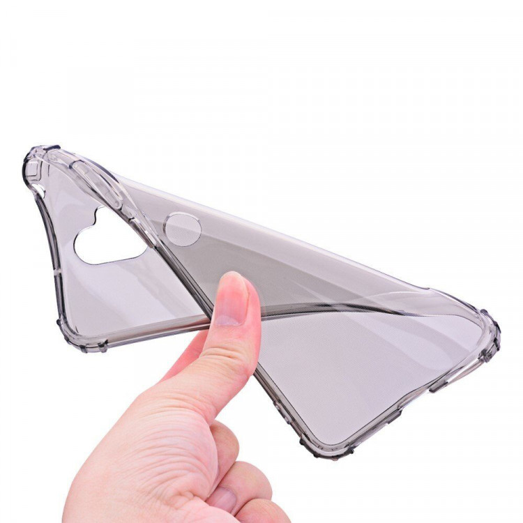 Силиконовый чехол с усиленными бортиками для Asus Zenfone 5 Lite ZC600KL (черный)