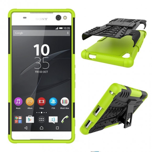 Чехол Hybrid Armor для Sony Xperia X (черный + зеленый) Чехол Hybrid Armor для Sony Xperia X (черный + зеленый)