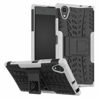 Чехол Hybrid Armor для Sony Xperia XA1 Plus (черный + белый)